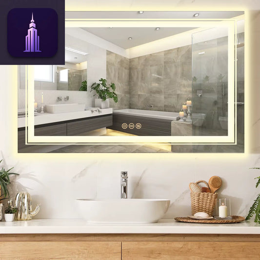 40"X 24" LED Bathroom Mirror