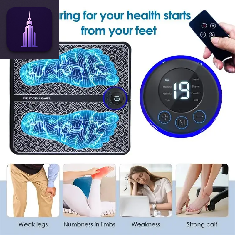 Foldable EMS Foot Massager