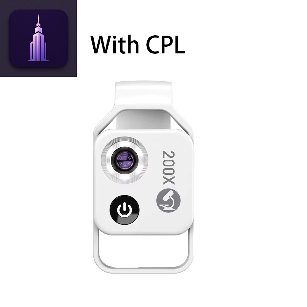 200X Pocket Microscope Phone Lens