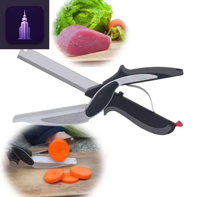 2-in-1 Stainless Kitchen Scissors