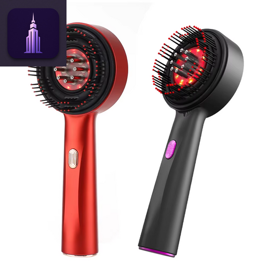 Electric Red Light Scalp Comb