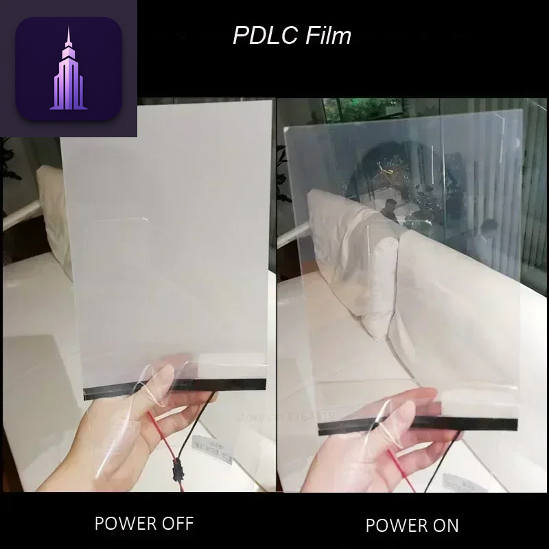 Low Haze PDLC Privacy Glass