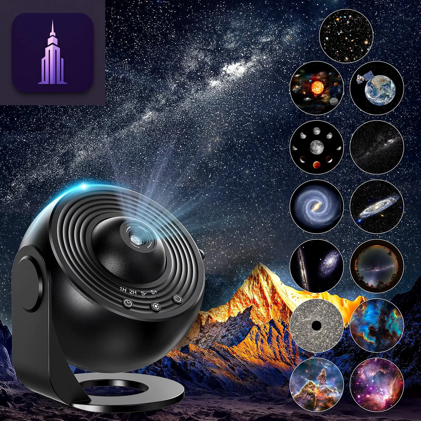 13 in 1 Aurora  Night Light Star Projector