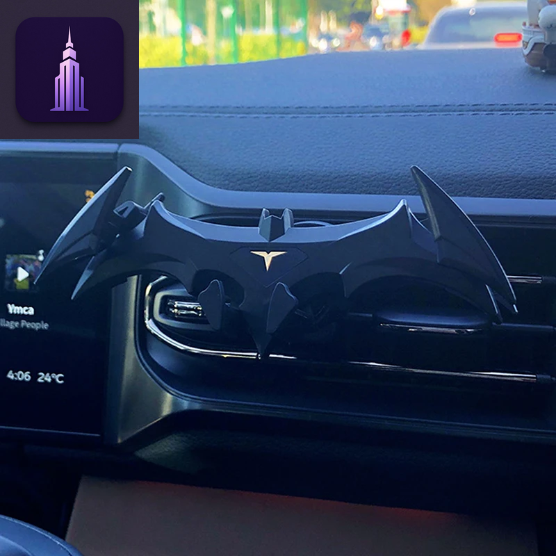 Bat-Shaped Car Phone Holder
