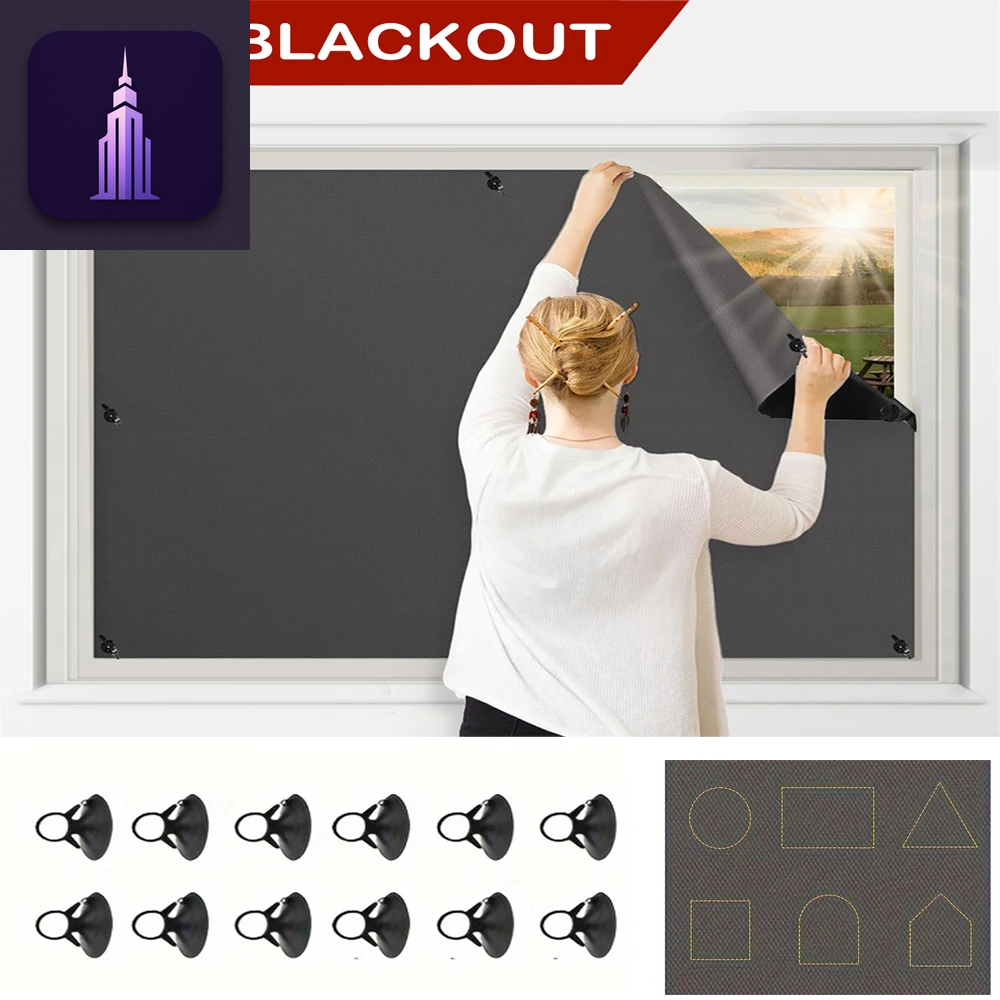 100% Blackout Window Curtain