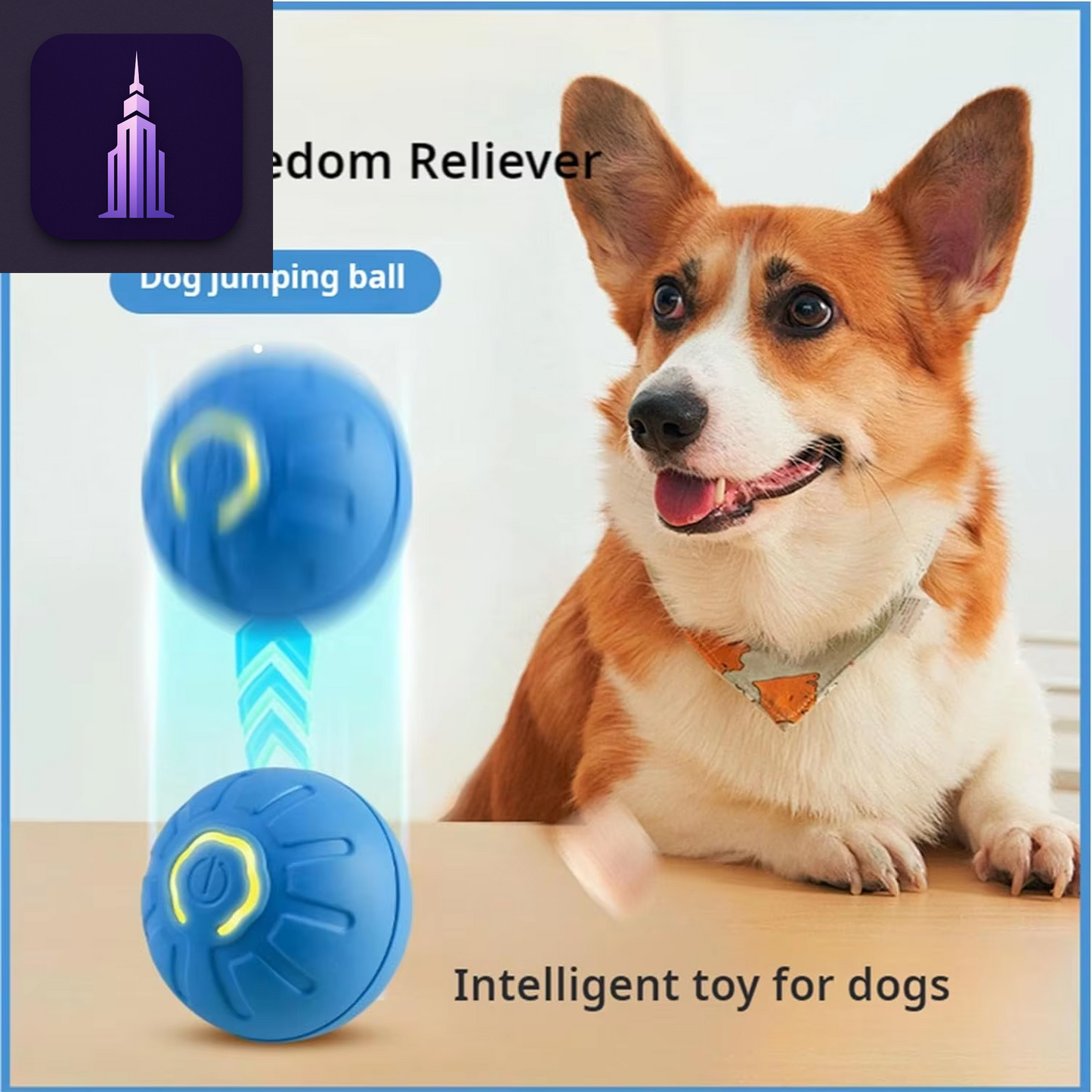 Automatic Bouncing Dog Ball