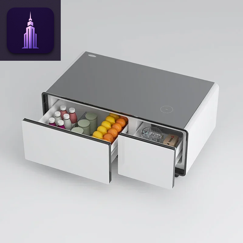 Smart Coffee Table with Fridge