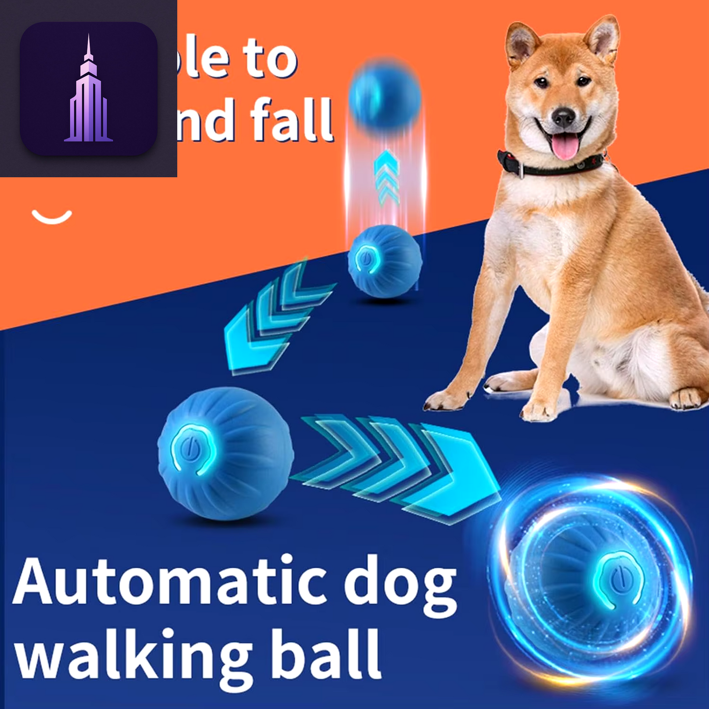 Automatic Bouncing Dog Ball