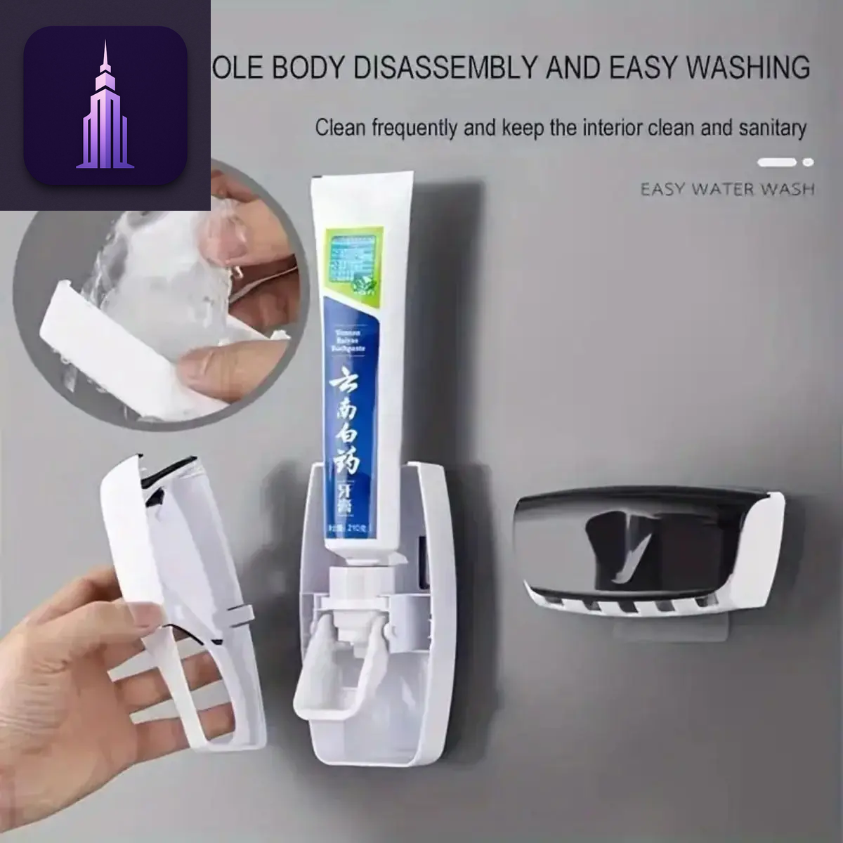 Automatic Toothpaste Dispenser Set