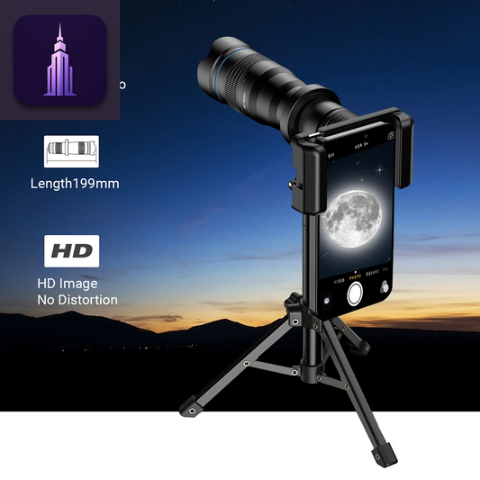 36X Metal Telephoto Lens w/Tripod