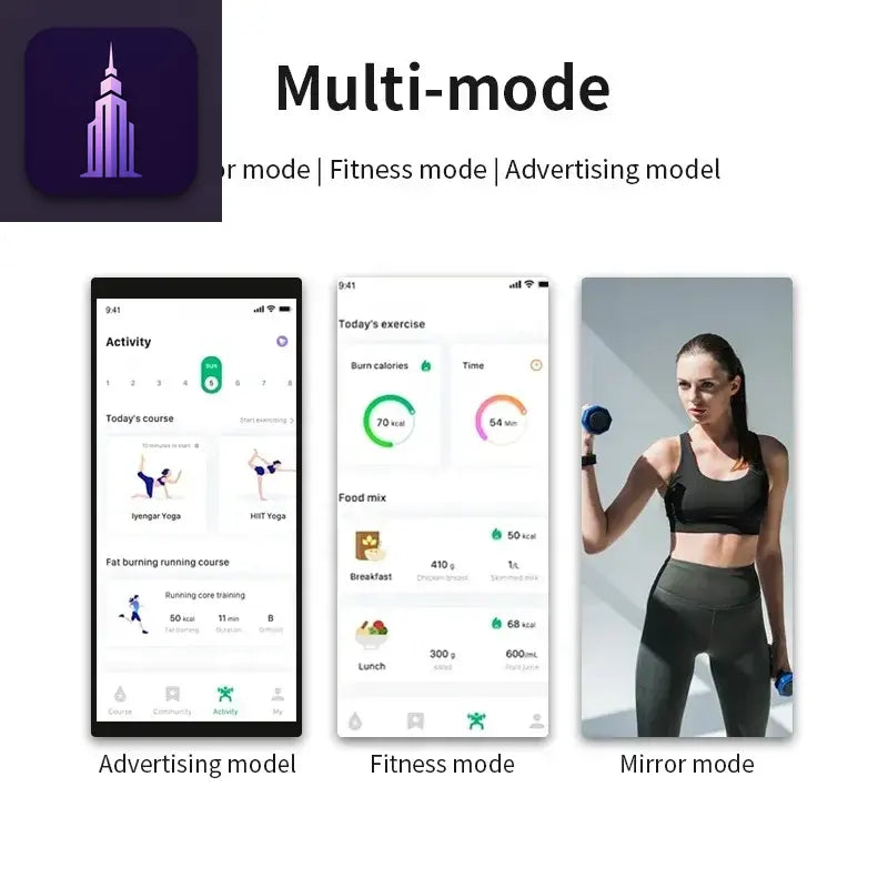 43I Smart Fitness Mirror _ Full Body Workout
