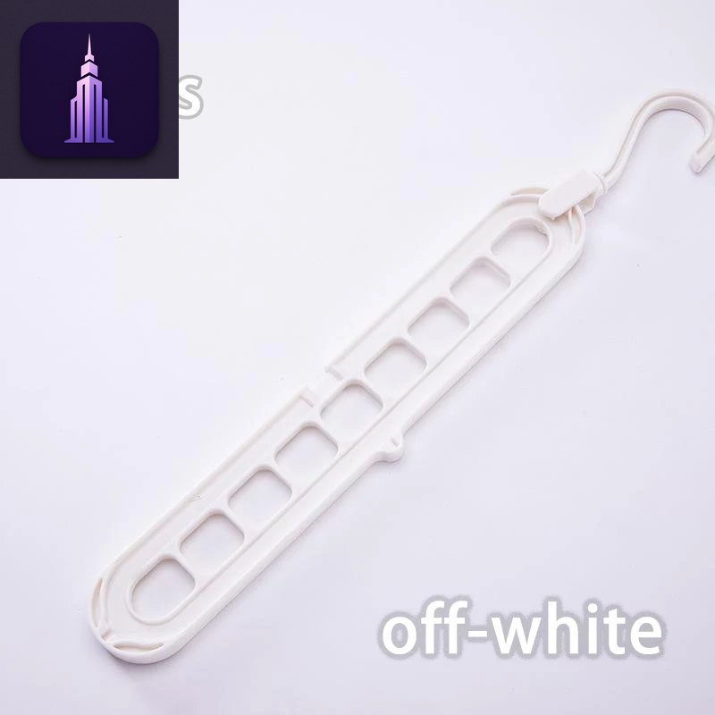 3Pcs Foldable 9-Hole Hangers