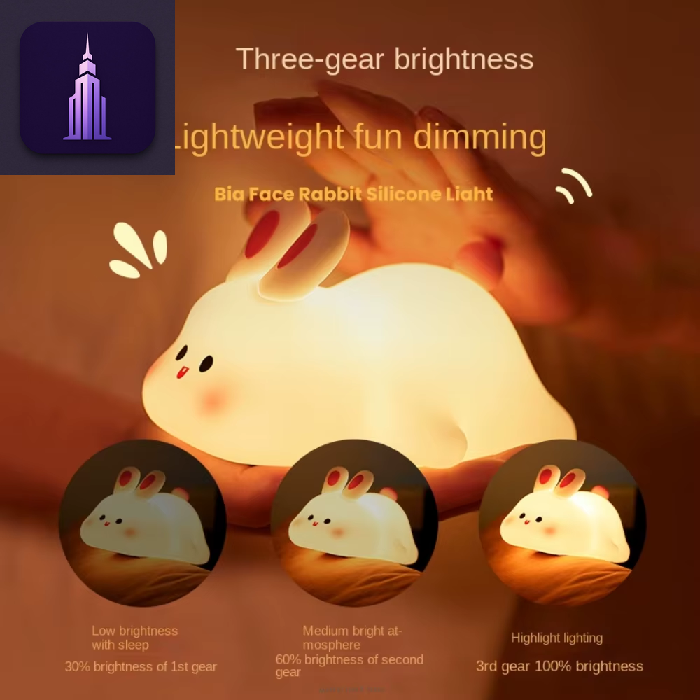 Cute Rabbit LED Night Light