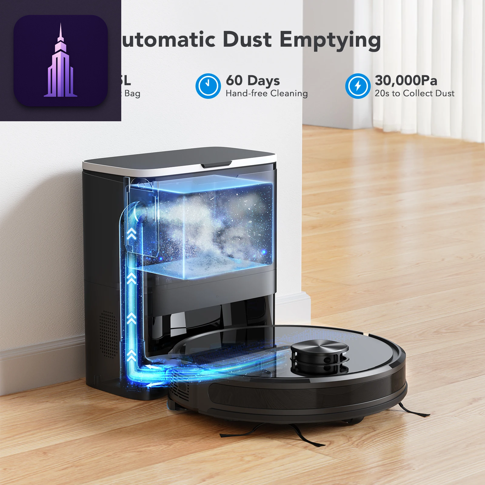 SL60 Plus Self-Empty Robot Vacuum