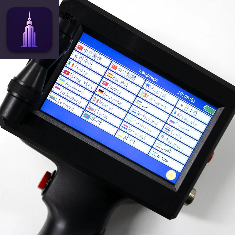Portable Handheld Inkjet Date Printer