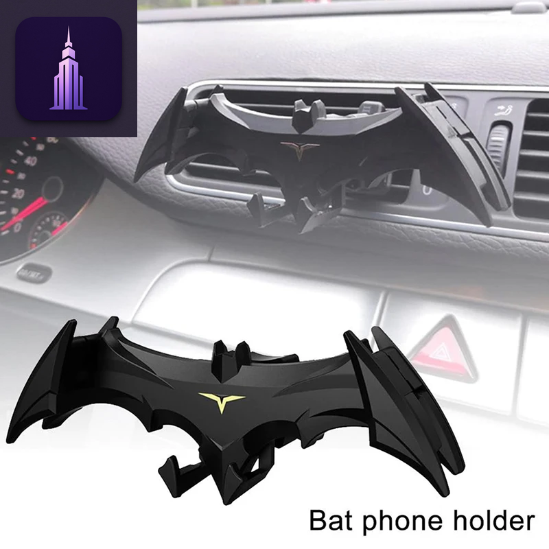 Bat-Shaped Car Phone Holder