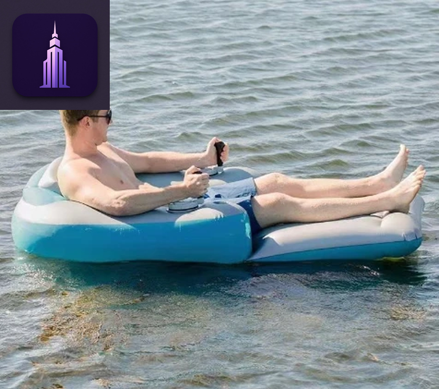Luxury Electric Pool Recliner