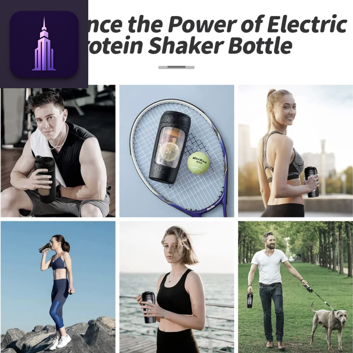 650Ml USB Electric Protein Shaker
