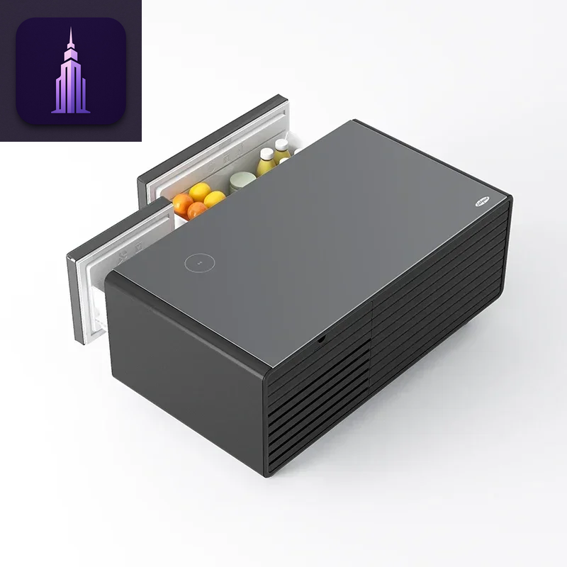 Smart Coffee Table with Fridge