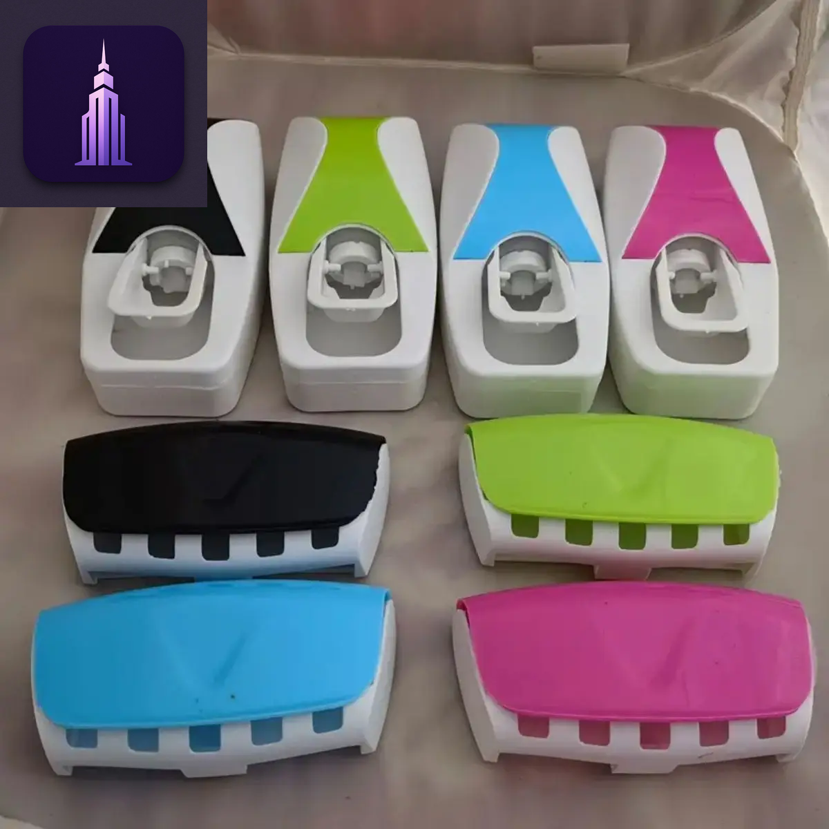 Automatic Toothpaste Dispenser Set