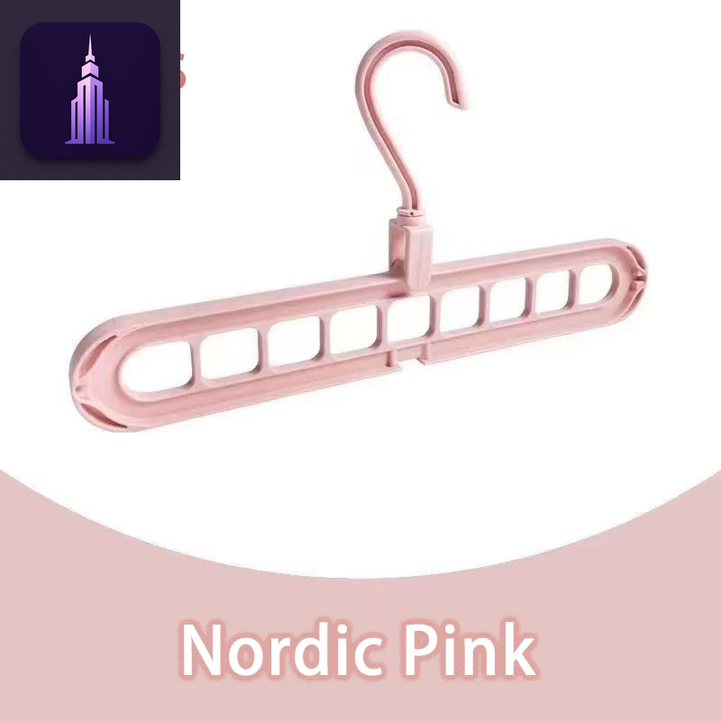 3Pcs Foldable 9-Hole Hangers