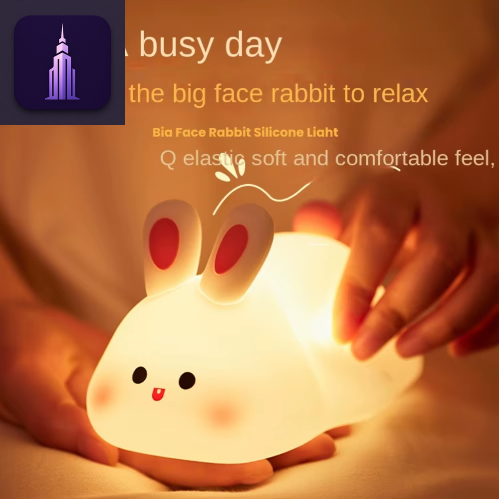 Cute Rabbit LED Night Light