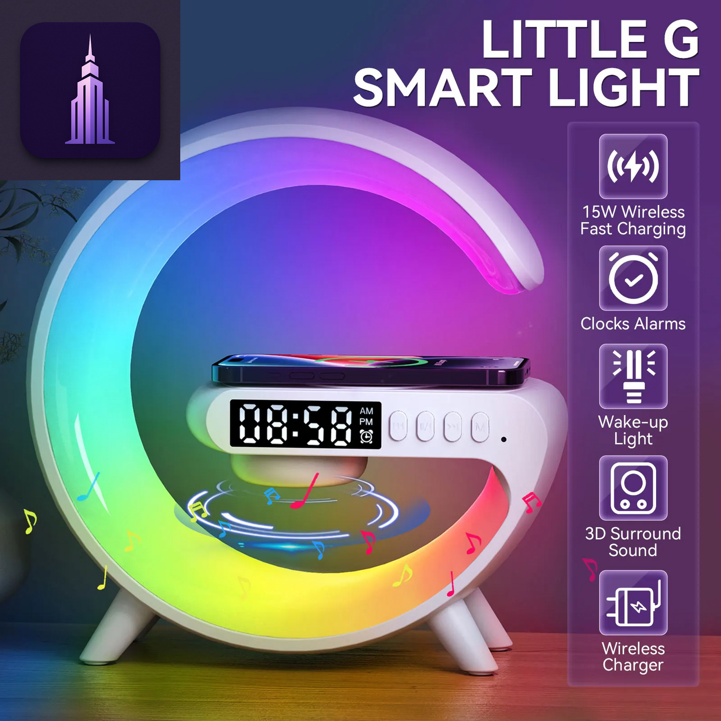 15W Wireless Charger Pad Stand