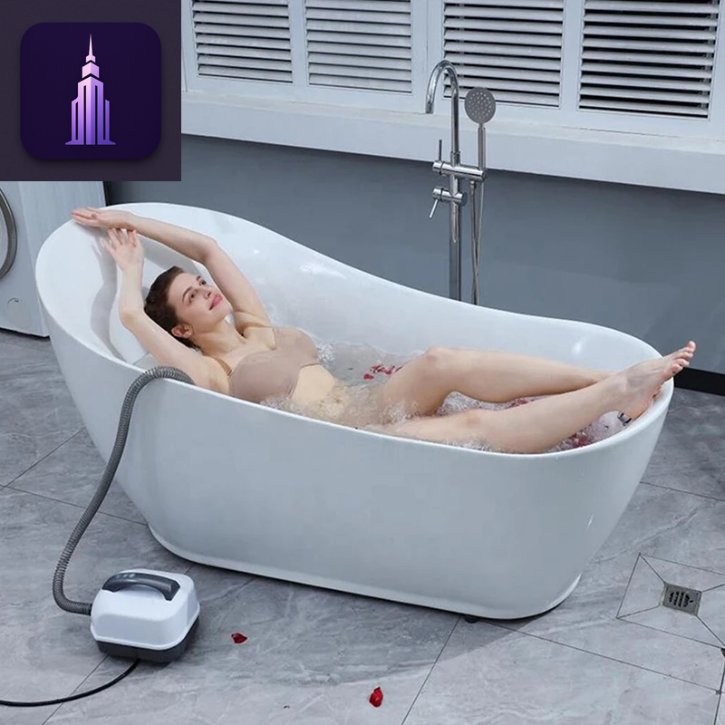 Full Body Massage Bathtub Bubble Machine New Electric Bathtub Bubble Massage Mat Waterproof Anti-Slip Body Spa Home