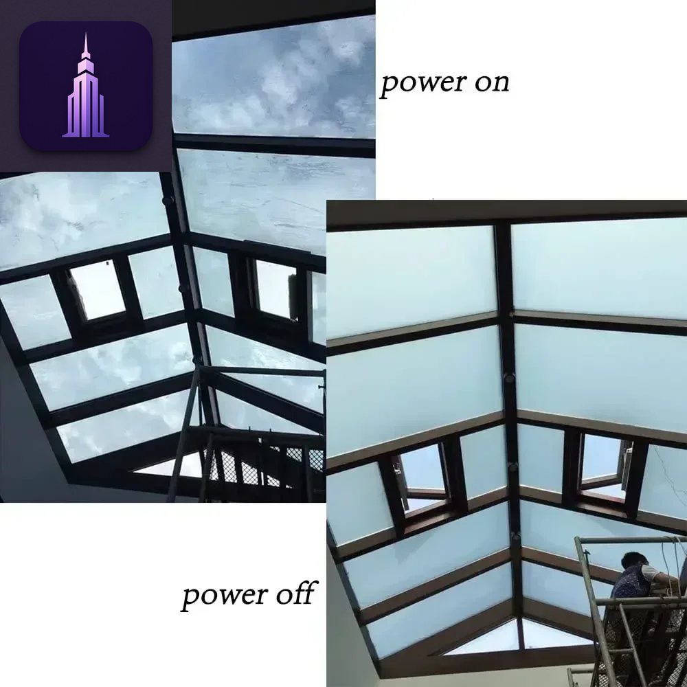 Low Haze PDLC Privacy Glass