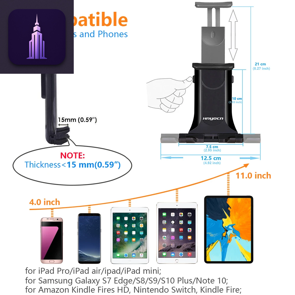 Universal Car Tablet Holder