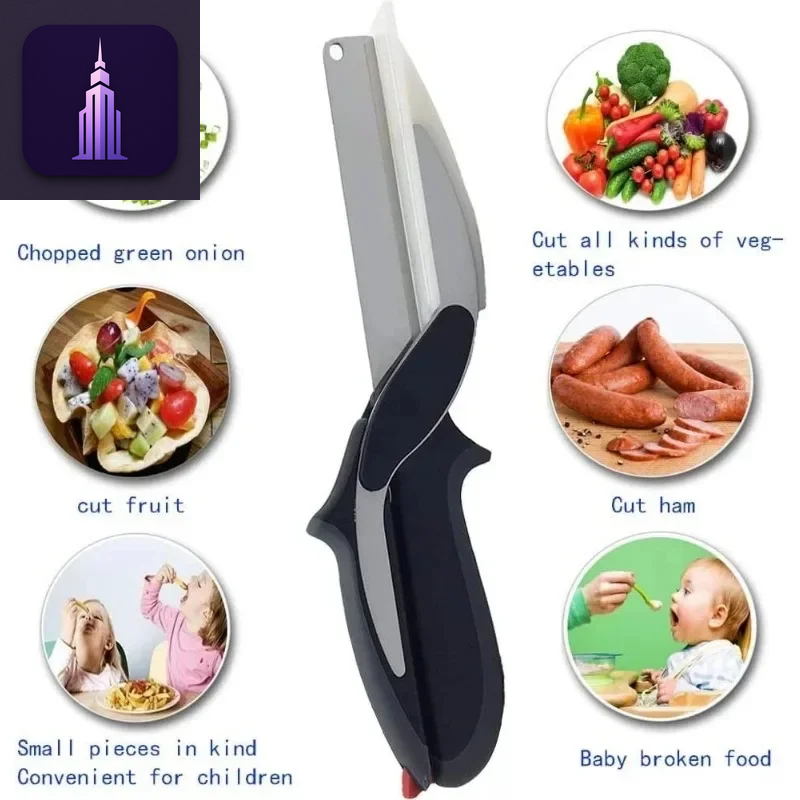 2-in-1 Stainless Kitchen Scissors