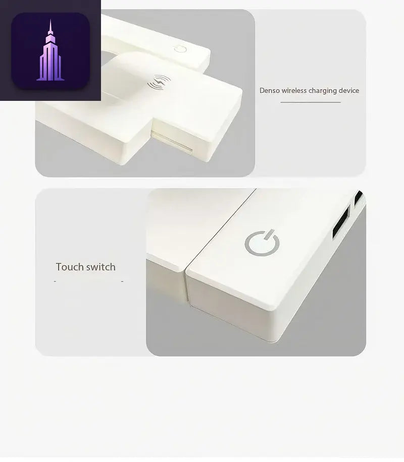 Night Desk Lamp with Wireless Charging