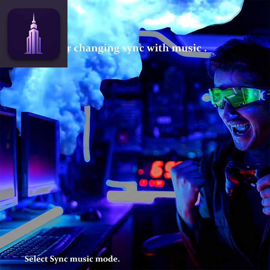 LED 3D Lightning Cloud Light