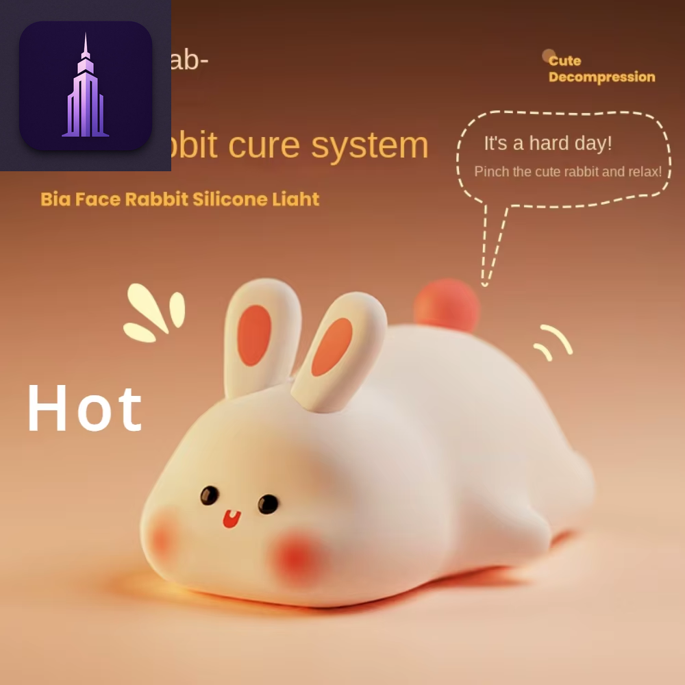 Cute Rabbit LED Night Light