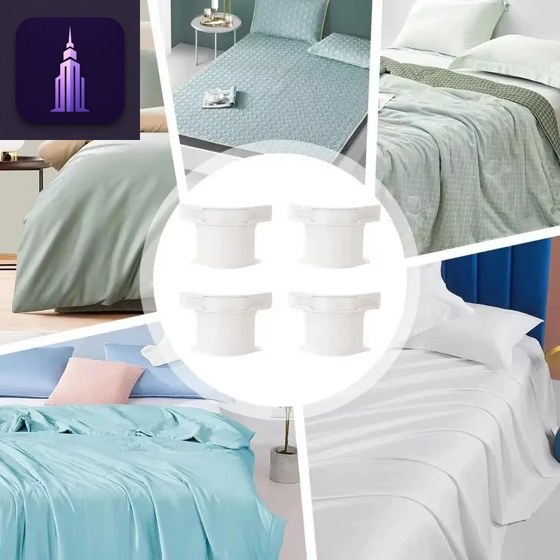 4Pcs Bed Sheet Gripper Clips