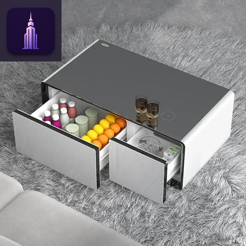 Smart Coffee Table with Fridge